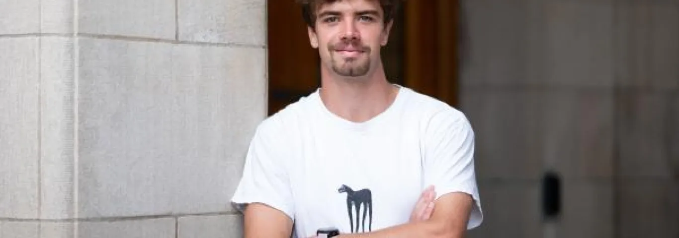 Image of Calvin Crossland, an undergraduate in the Department of History