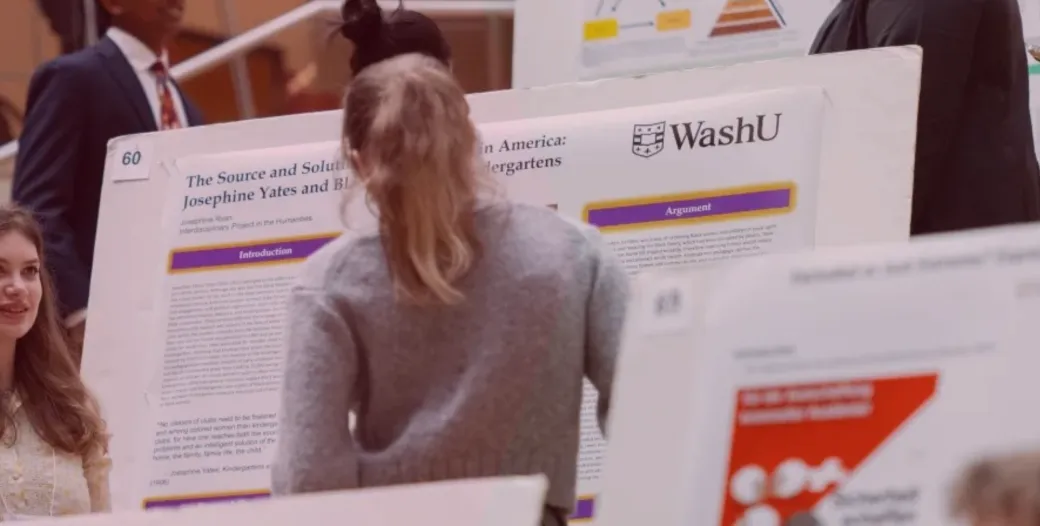 "Generic stock image from a previous WashU Undergraduate Research Symposium"