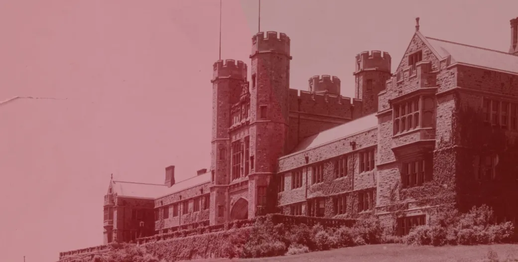 "Brookings Hall pre 1955, from WashU's archives"