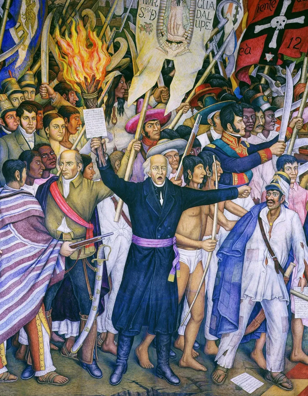 "Grito de Dolores, battle cry of the Mexican War of Independence from Spain, first uttered by Miguel Hidalgo y Costilla, parish priest of Dolores (now Dolores Hidalgo, Guanajuato state), on September 16, 1810."