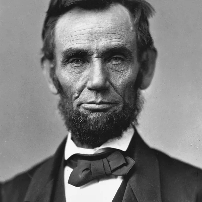 "1863 Portrait of Abraham Lincoln, Wikimedia Commons"