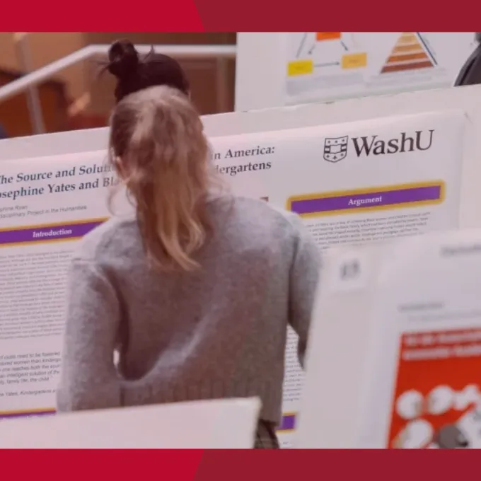 "Generic stock image from a previous WashU Undergraduate Research Symposium"