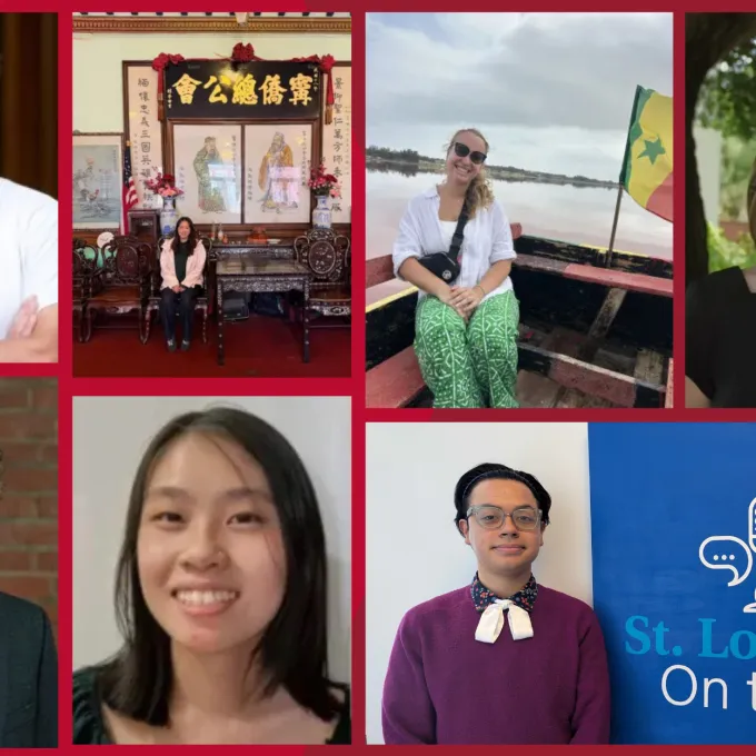 "Images of undergrad history students including Jennifer Ong, Calvin Crossland, Nicole Spangler, Vinzy Zhou, Conner Yamnitz, and Francisco Perez"