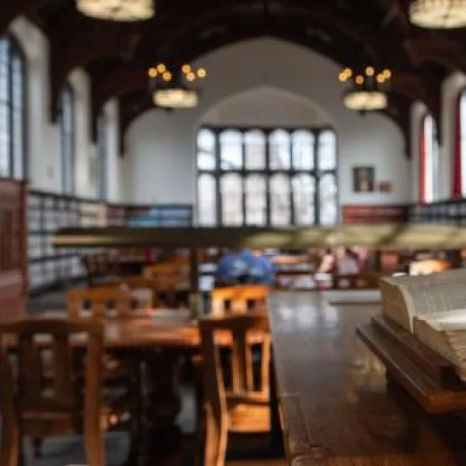 "Image within a library at WashU"