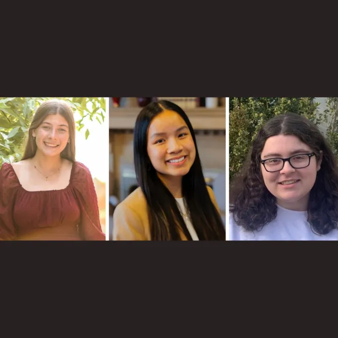 From left: Nicole Spangler, Vy Nguyen, and Mj Jones